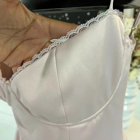 HOUSE OF CB Minimoiselle Ballerina Pink Tulle Mini Dress Sz L - Picture 4 of 8